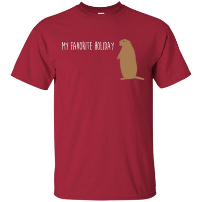 Groundhog Day T-shirt My Favorite Holiday T-shirt Cardinal