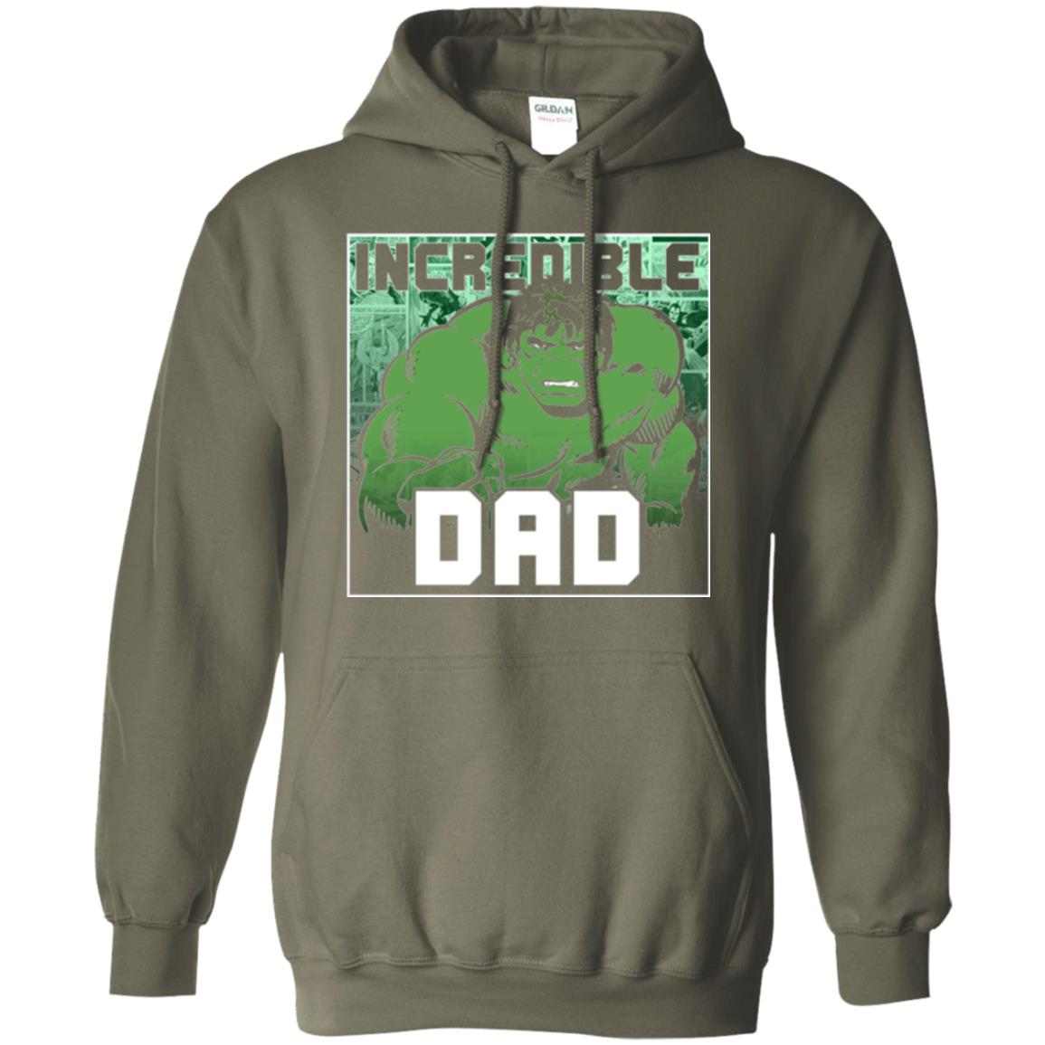 Daddy T-shirt Incredable Dad Military Green