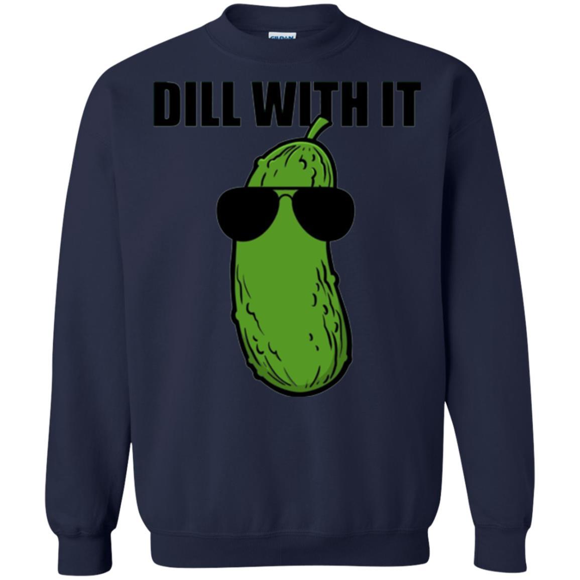 Cucumber T-shirt Dill With It Navy