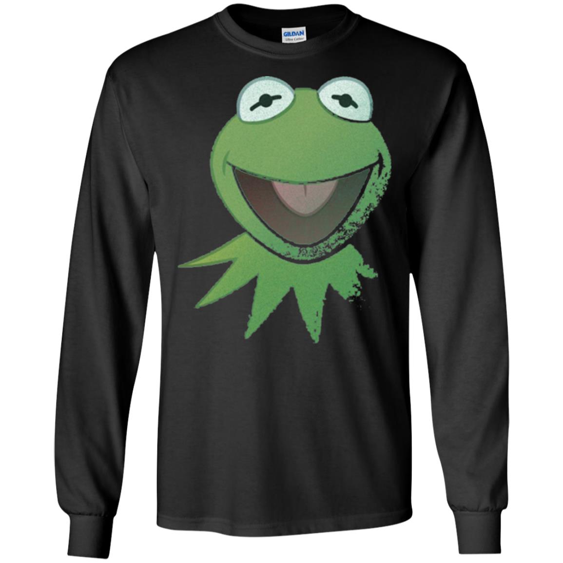 Muppets Kermit The Frog Face T-shirt Black