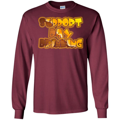 Saint Patrick's Day T-shirt Support Day Drinking Maroon