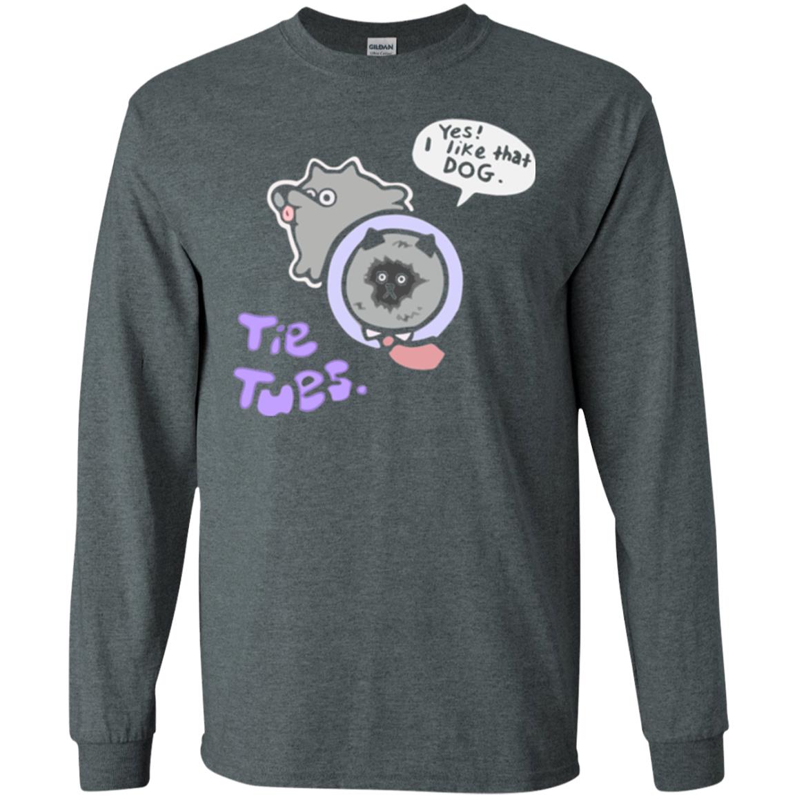 Yes I Like That Dog Tietuesday Dog Lover T-shirt Dark Heather