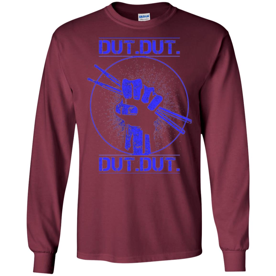 Drum Lovers T-shirt Dut Marching Band Maroon