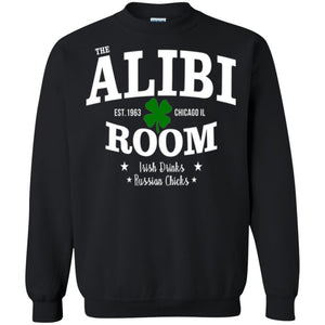 Wine Lovers T-shirt The Alibi Room Est.1963 Chicagoil Irish Drinks Russian Chick