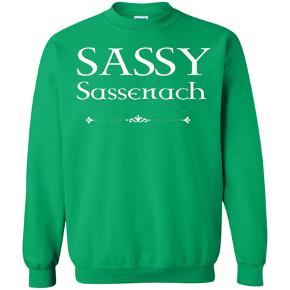 Sassy Sassenach Outlander Fans Shirt Irish Green