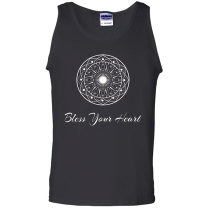 Bless Your Heart Mandala T-shirt Black