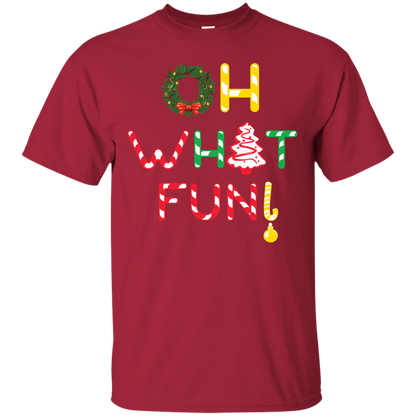 Christmas T-shirt Oh What Fun Cardinal