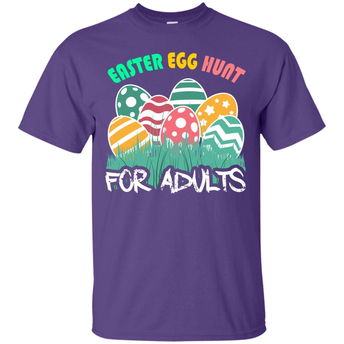 Easter Egg Hunt For Adults Easter Day T-shirt Purple