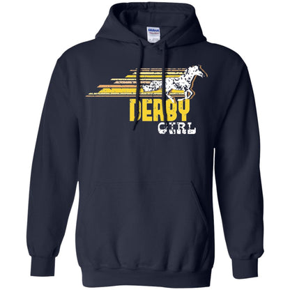 Derby Girl Derby Women Horse Race Shirt Navy
