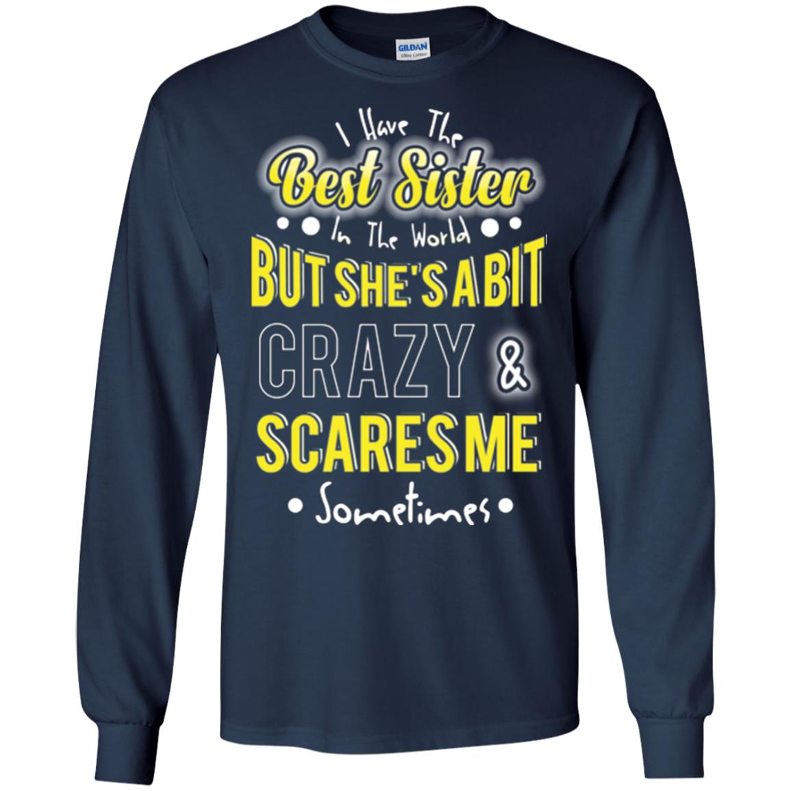 Family T-shirt I Have The Best Sister In The World Navy