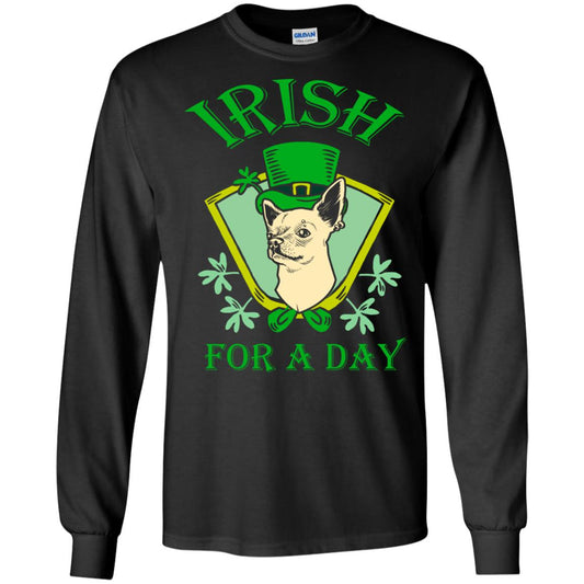 Saint Patrick's Day T-shirt Irish For A Day Black