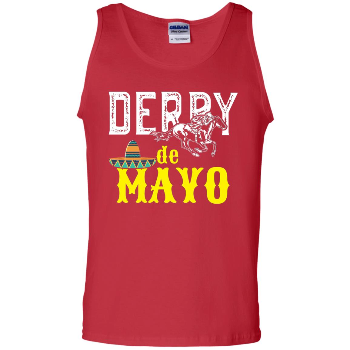 Cinco Derby De Mayo Horse Race Shirt Red
