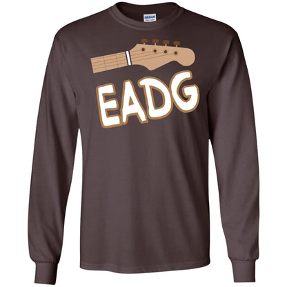 Eadg Bass Tuning Lover Shirt Dark Chocolate