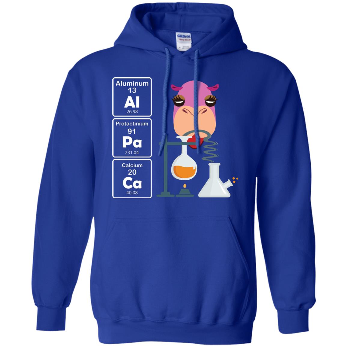 Al-pa-ca Funny Element Chemistry Alpaca Lover Shirt Royal