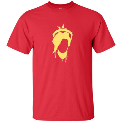 Overwatch Mercy Icon Spray T-Shirt Red