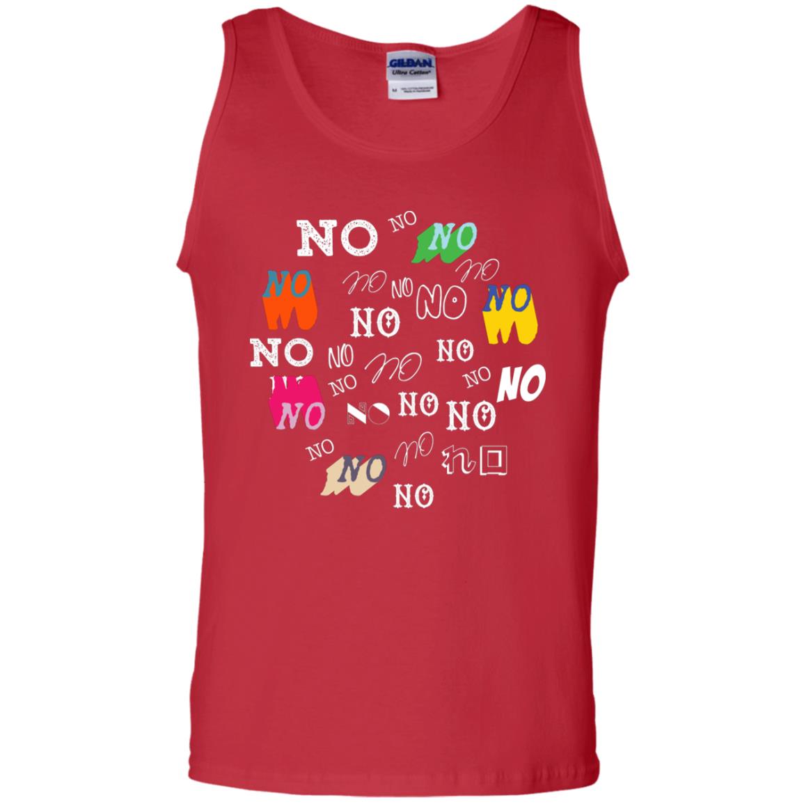No No No Humor Saying Gift Shirt Red