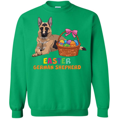 Easter German Shepherd Dog Lover T-shirt For Easter Irish Green