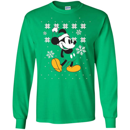 Christmas T-shirt Disney Mickey Mouse Irish Green