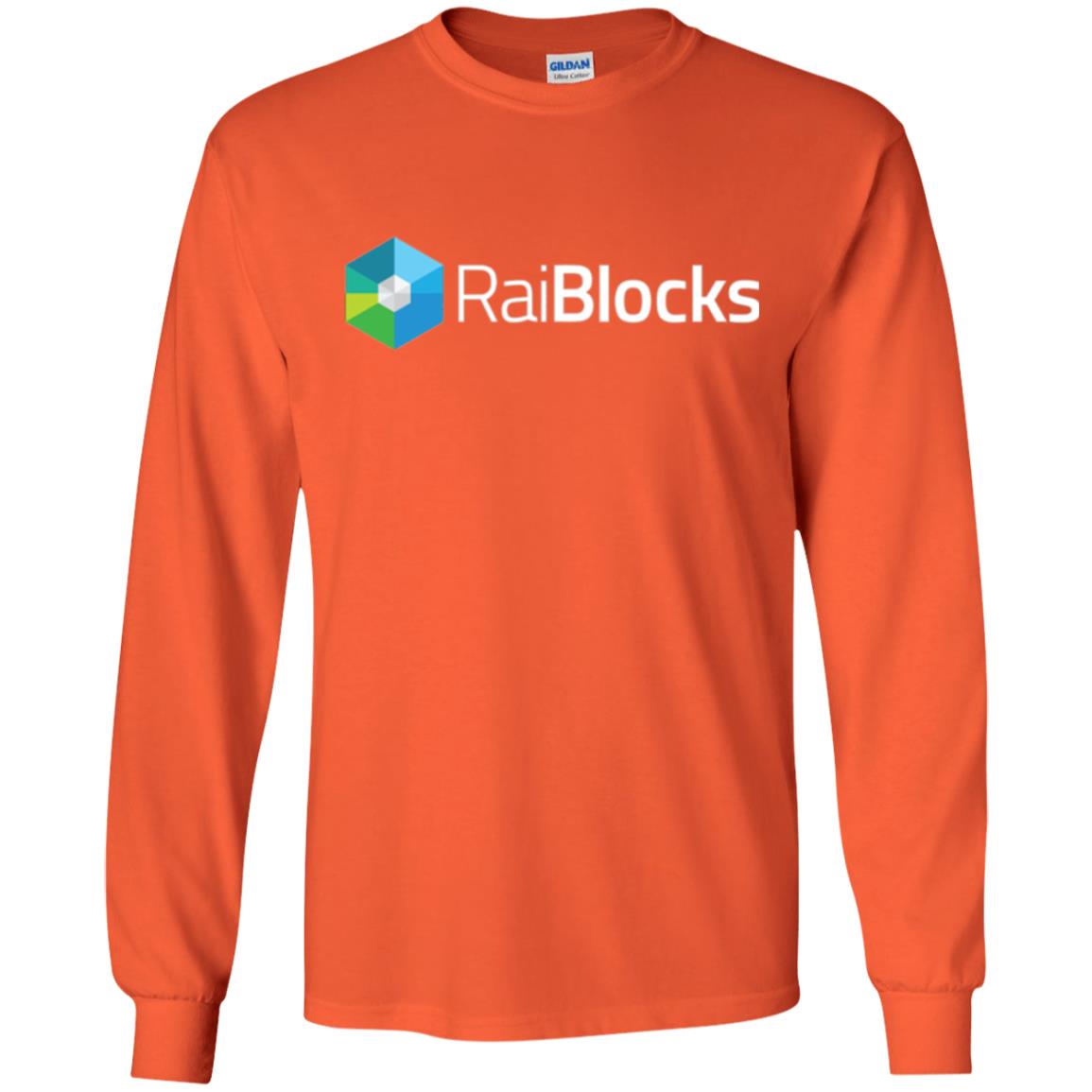 Raiblocks Xrb Cryptocurrency T-shirt Orange