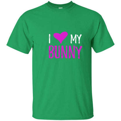 Bunny Rabbit Mom Shirt I Love My Bunny Irish Green