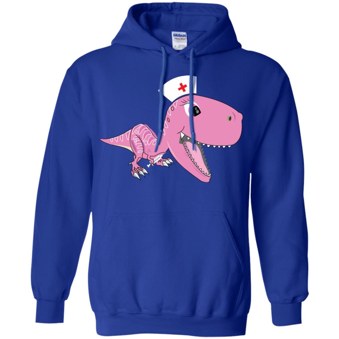 Dinosau-nurse Dinosaurus Nursing Shirt Royal