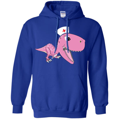 Dinosau-nurse Dinosaurus Nursing Shirt Royal