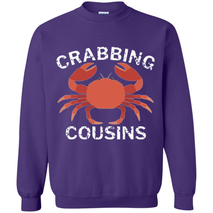 Fishing Lovers T-shirt Crabbing Cousins Purple