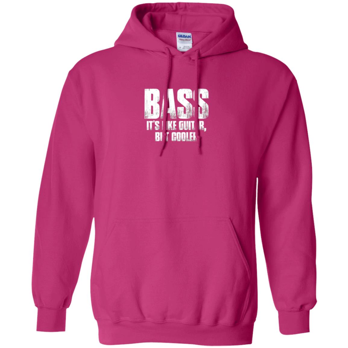 Funny Music T-shirt Bass It_s Like Guitar But Cooler Heliconia
