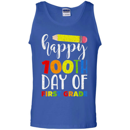 Children T-shirt Happy 100th Day Of First Grade Royal