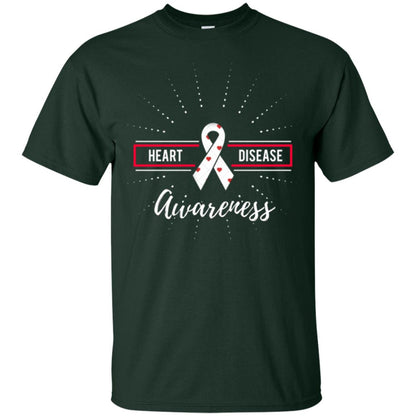 Heart Disease Awareness T-shirt Forest