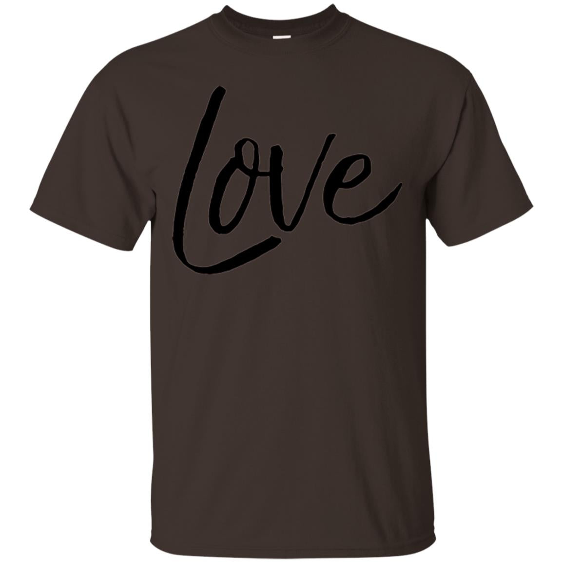 Black Love T-shirt Valentine_s Day Dark Chocolate