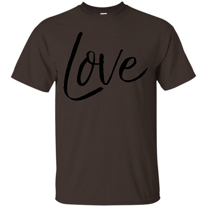 Black Love T-shirt Valentine_s Day Dark Chocolate