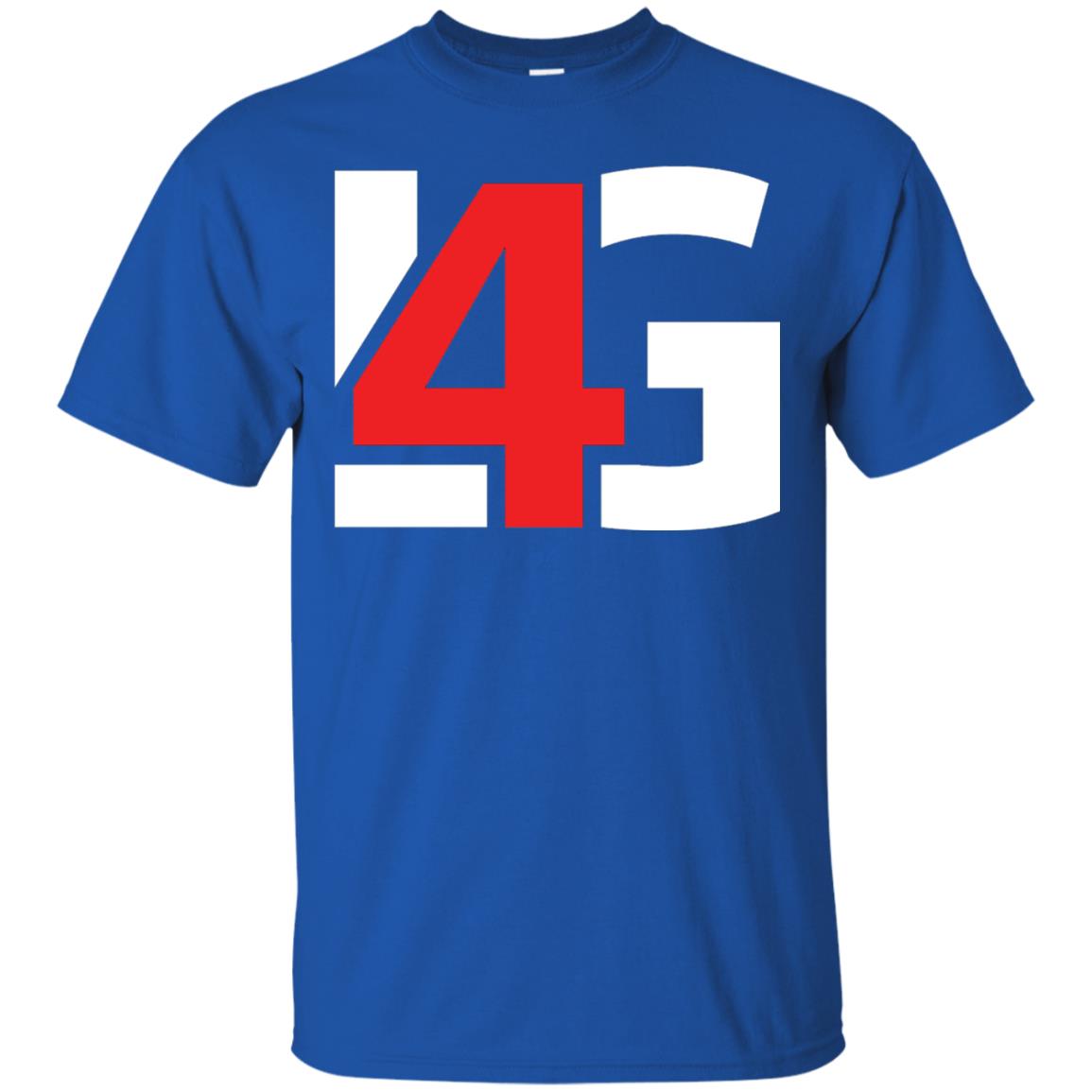 L4g Logo Graphic T-shirt Royal