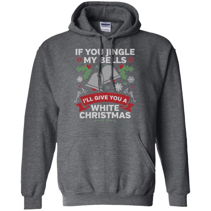 Christmas T-shirt If You Jingle My Bells Dark Heather