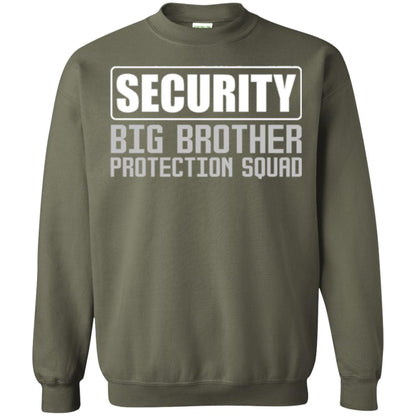 Family T-shirt Security Big Brother Protection Squad Military Green