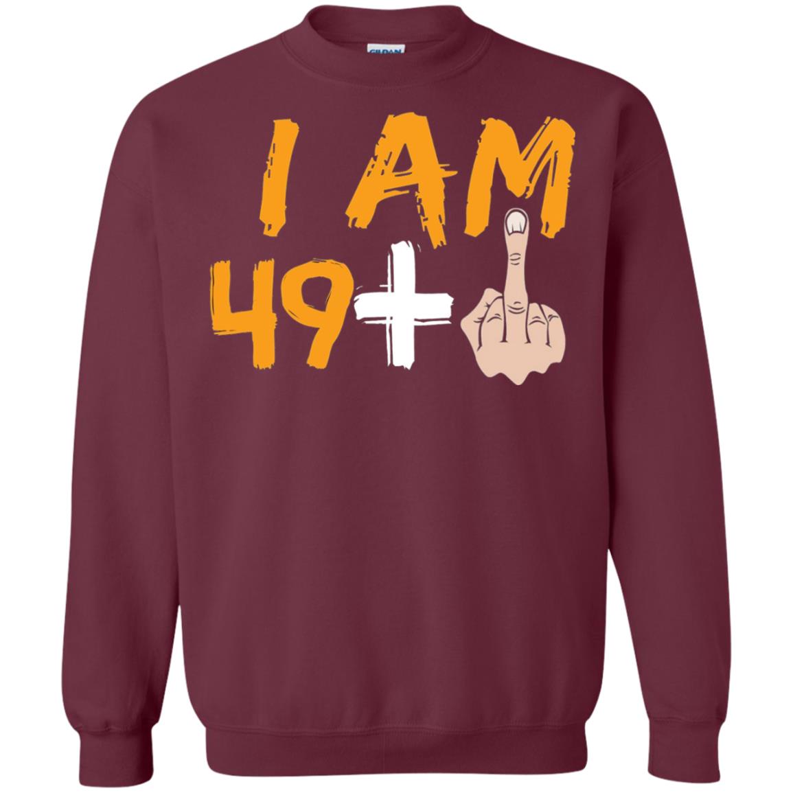 50th Birthday Funny T-shirt I Am 50 Years Old Maroon