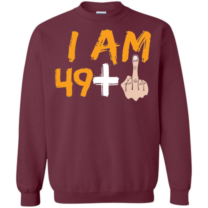 50th Birthday Funny T-shirt I Am 50 Years Old Maroon