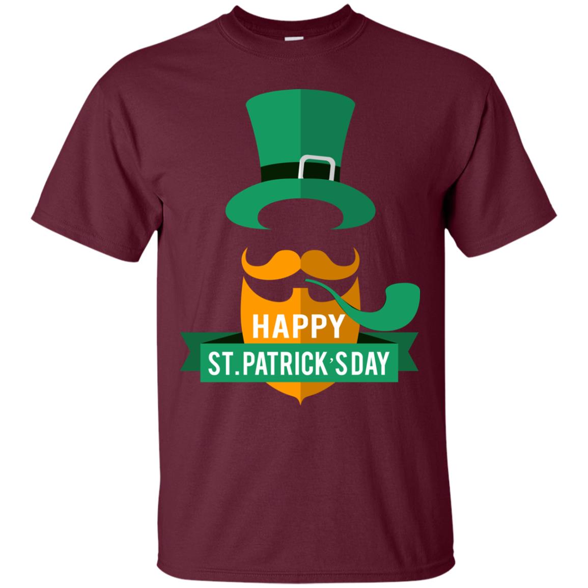 Happy St.patrick's Day T-shirt Maroon