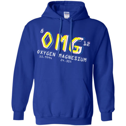 Funny Science Class T-shirt Omg Oxygen Magnesium Royal