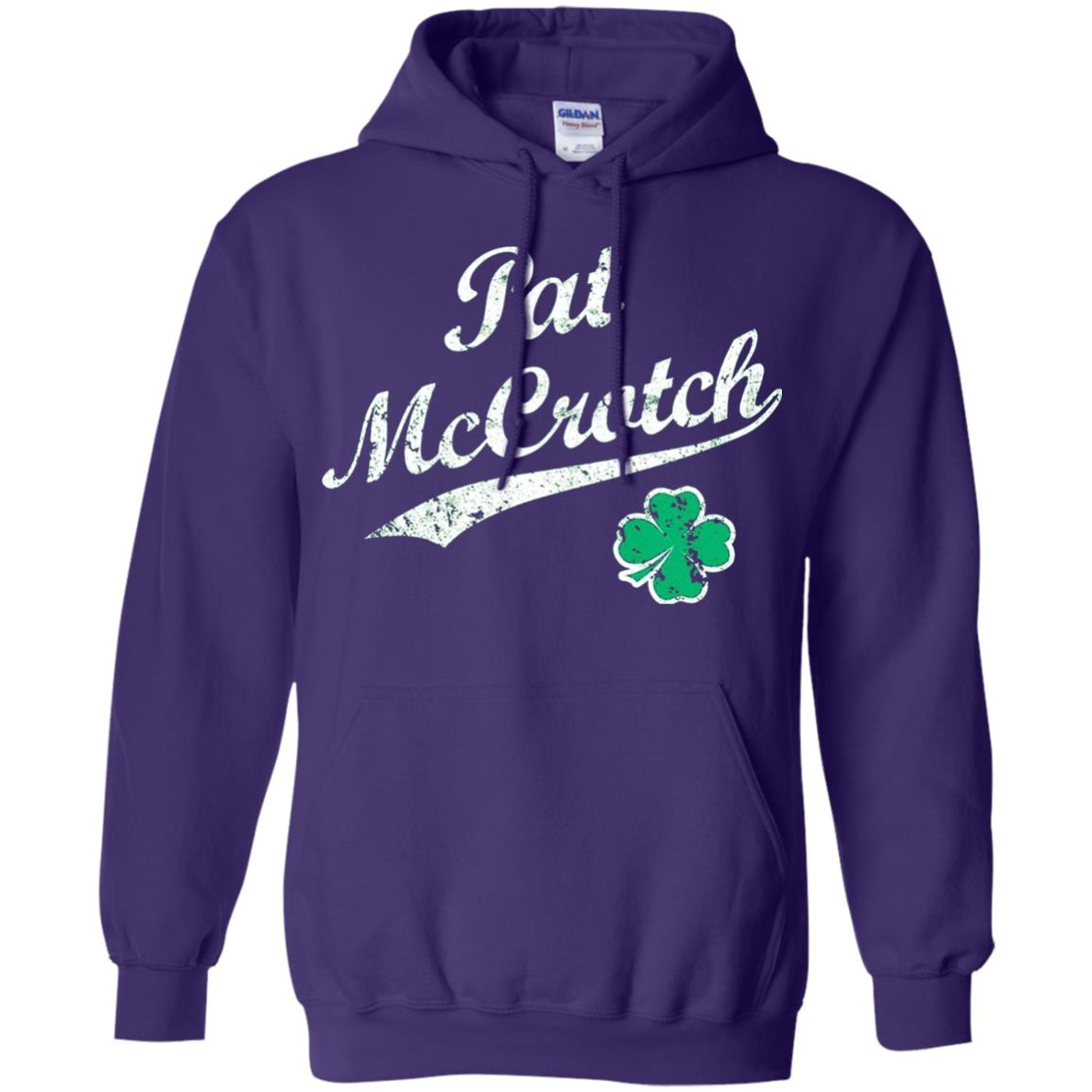 Pat Mccrotch Funny St Patricks Day T-shirt Purple