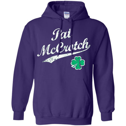 Pat Mccrotch Funny St Patricks Day T-shirt Purple