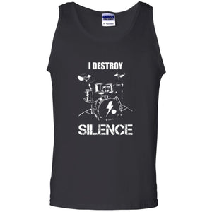 Drummer T-shirt I Destroy Silence