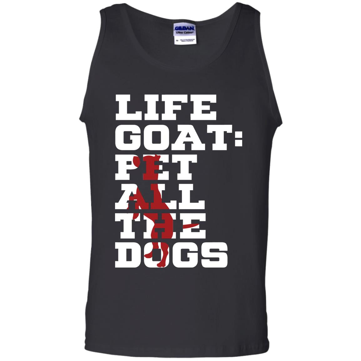 Life Goal Pet All The Dogs Shirt For Dogs Lover Black