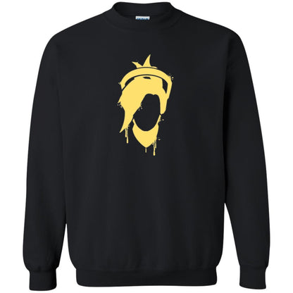 Overwatch Mercy Icon Spray T-Shirt Black