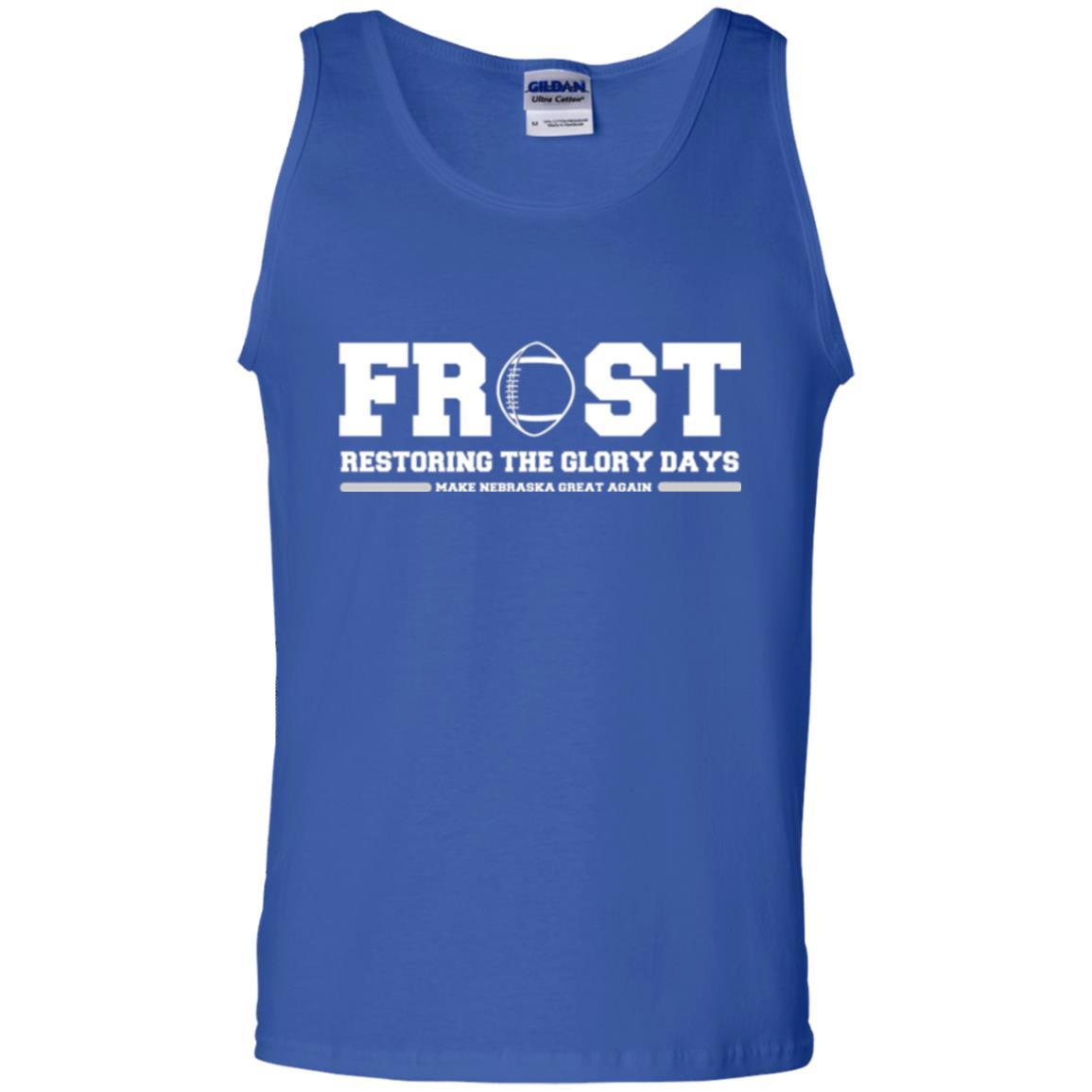Football T-shirt Scott Frost 2018 Make Nebraska Royal