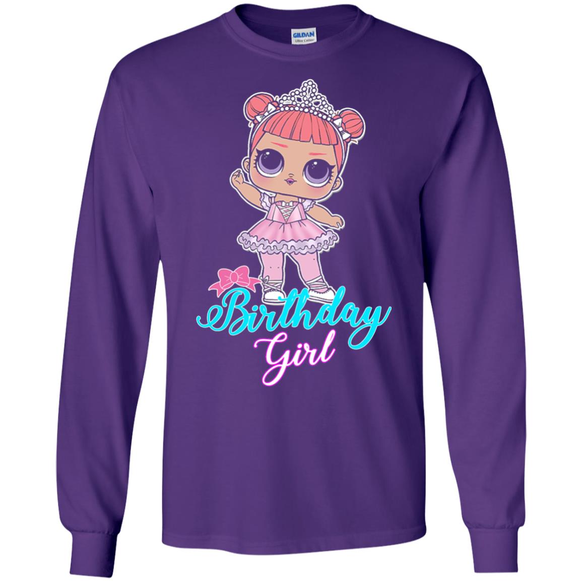 Doll Birthday Girl #squadgoals T-shirt Purple