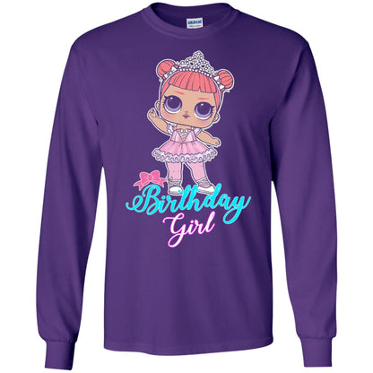 Doll Birthday Girl #squadgoals T-shirt Purple