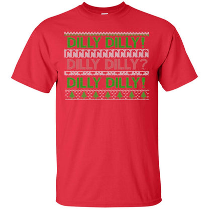 Christmas T-shirt Dilly Dilly Red