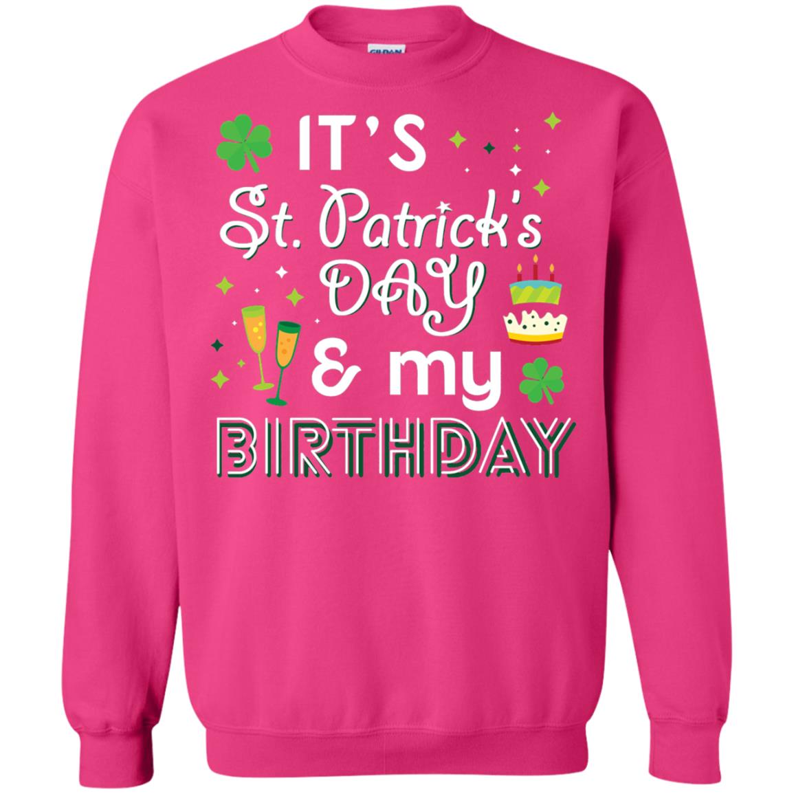 Funny My Birthday St Patricks Day Drinking T-shirt Heliconia