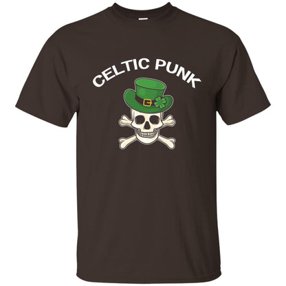 Celtic Punk Rock Irish St. Patrick_s Day T-shirt Dark Chocolate